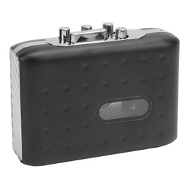 Portable Cassette Player Tape Recorder Player - Cassette to MP3 cassette, double-sided tape to digital converter, built-in microphone, reverse recording to tape