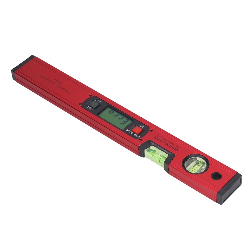 400mm Digital Level Ruler Electronic LCD Display Aluminium Alloy Magnetic