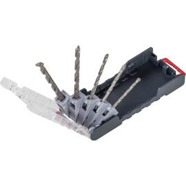 kwb Power Box Set of 3 Drill Cassettes in Value Pack, Metal Drill, Wood Drill and Stone Drill with 5 Drills Each