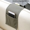 NUWIQ Armrest Organiser for Sofa, Couch Armchair, Bed Storage Bag,