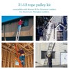 31-12 Extension Ladder Pulley Kit Replacement for Pulley Assembly, Compatible