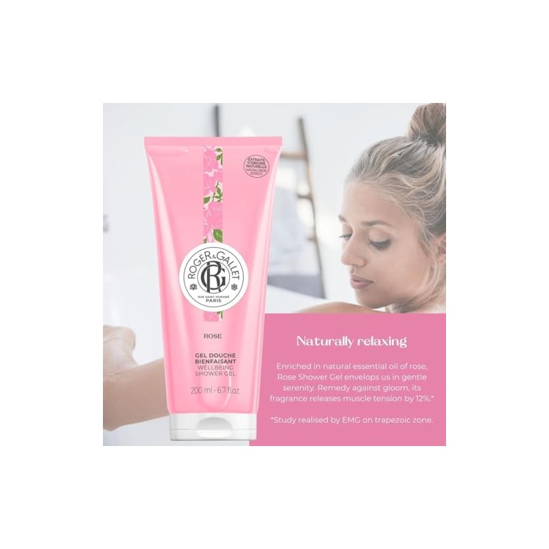 Wellbeing Shower Gel - Rose by Roger & Gallet for