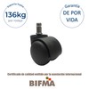 I SEATING ruedas para silla de oficina rodajas de 50mm
