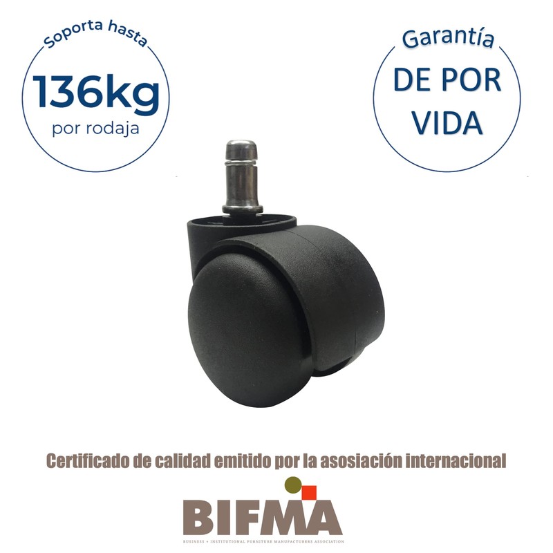 I SEATING ruedas para silla de oficina rodajas de 50mm