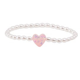 Holy Water Stretch Bracelet For Women, Silver, Brass