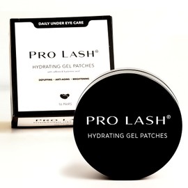 Pro Lash Parches De Gel Hidratante Para El Contorno De Ojos Con Extracto De Pepino, Ácido Hialurónico, Cafeína Y Vitamina B5. Mascarilla Para Reducir 