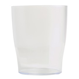 Exacompta ECOPEN 67623D Pen Holder Made of Sturdy Plastic in Modern Design, Perfect for Office and School, Crystal, Pen Holder, Pen Box, Organiser, Desk Box