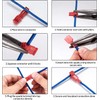 QOOSIKICC 120 Pcs T-Tap Wire Connectors, Quick Splice Electrical Wire