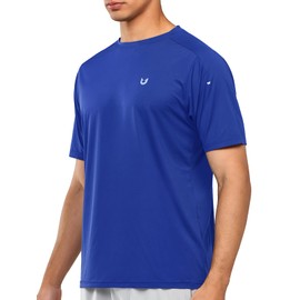 NORTHYARD Men's Athletic Running T-Shirts Quick Dry Workout Shirts Short-Sleeve Sports Gym Tee Tops Performance Activewear RoyalBlue 4XL