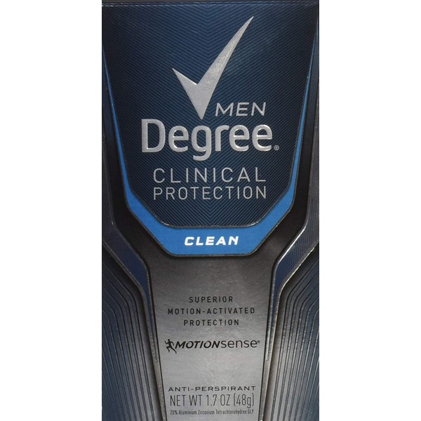 Degree Men Clean Clinical Antiperspirant Deodorant 1.7 oz