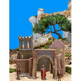 Triciclo Editores Muro Alto | Castillo de Herodes |Figuras de Belén |Serie 11cm| Diseñadas por José Luis Mayo |Decoración Navideña |Nacimiento