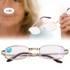 Folding Presbyopic Glasses Blue Light Blocking Anti Fatigue Reading Glasses