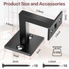 5 x 304 Stainless Adjustable Swivel Handrail Brackets , Matt