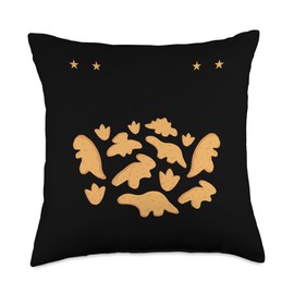 Dino Nugget Lover Dino Nuggets Plush Dino Nugget Pillow Throw Pillow