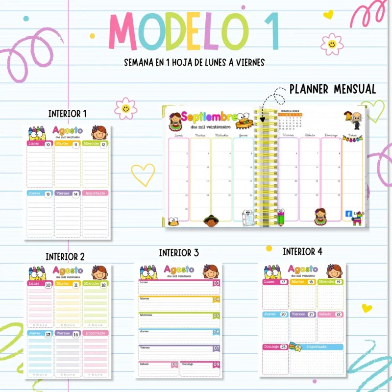 Agenda Maestros Directiva Personalizada 2026-2027 Modelo 1