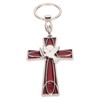 Cross Keychain Peace Bird Vibrant Colors Strong Alloy Skin Friendly