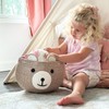 CherryNow Baby Basket for Nursery, Bear Gift Baskets for Kids,