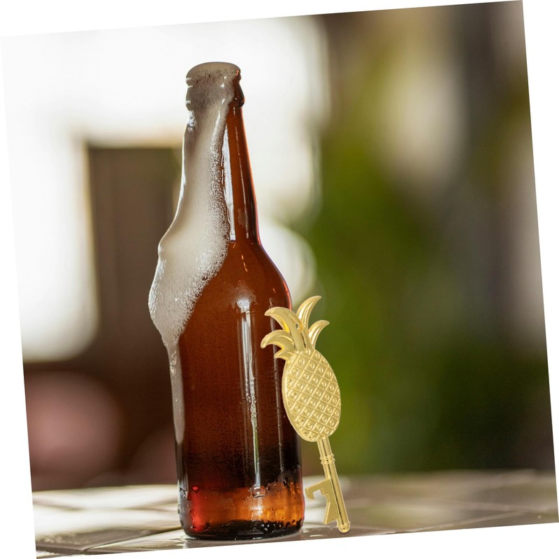 VILLFUL Pineapple Bottle Opener Keychain Beverage Bottle Opener Tool with