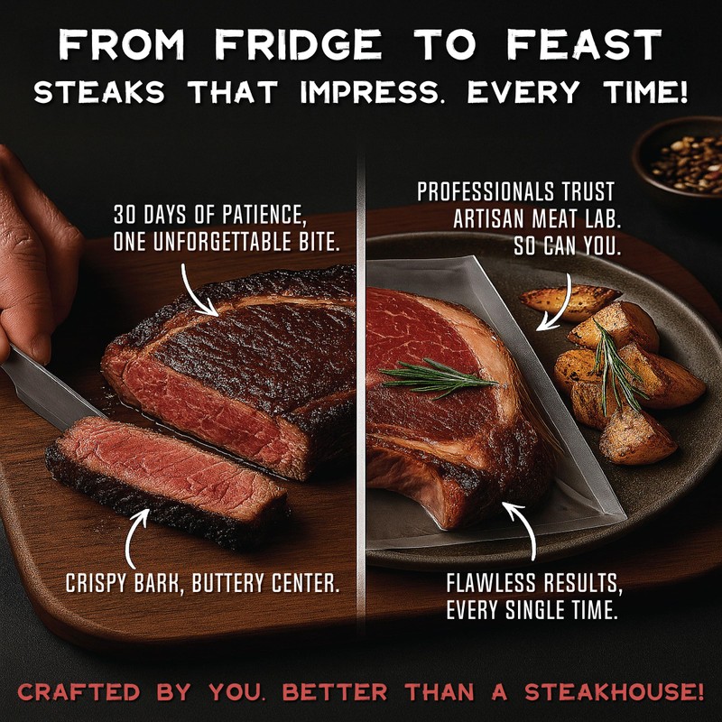 Dry Age Bag for Beef Steak. Easily Create Delicious DIY