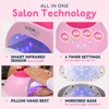SUNUV 48W UV LED Nail Lamp with 4 Timer Settings,