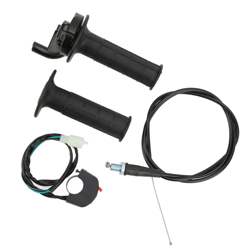 7/8in Twist Throttle Grip with Cable Kill On Off Switch
