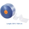 Clear PVC Strip Curtain 50 ft Length X 8 Width