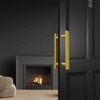 LVYIHAN Titanium Gold Square Barn Door Handles 12"/16"/18"/24"/36"/48"/59'', Pull Push