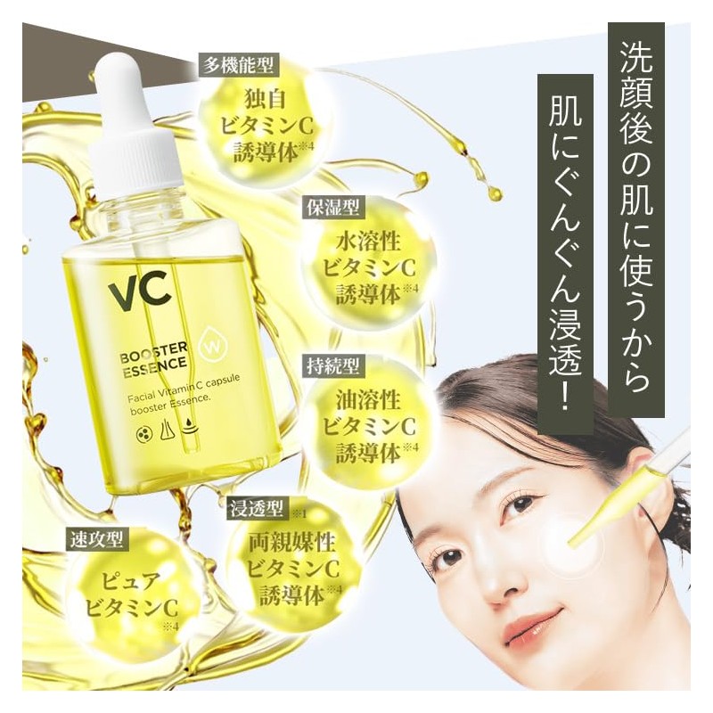 W VC Booster Essence (Beauty Serum, Vitamins, C, Pores, Texture,