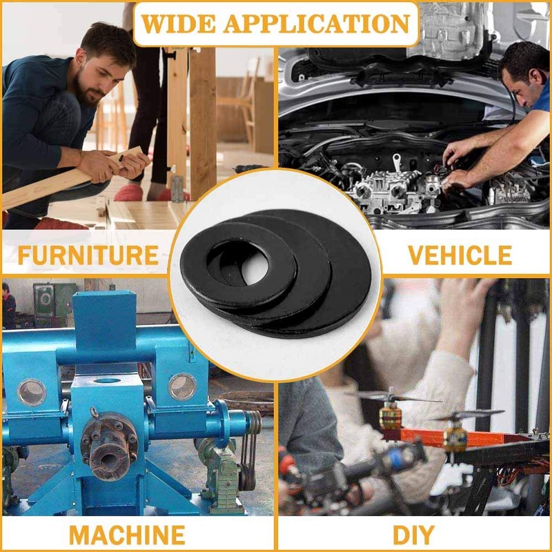 VIGRUE 684Pcs Metric Flat Washers Assortment Kit, M2 M2.5 M3
