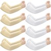 8 Pares Mangas Protectoras Finas Piel Ancianos Manga Protectora de