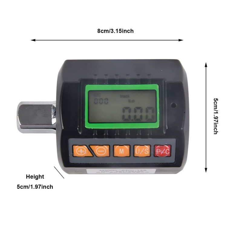 ANC-30 Digital Wrench Torque Meter Adjustable Large Screen Display, High