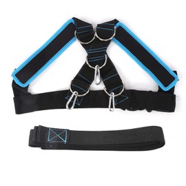 Sled Harness, Adjustable Practical and Reliable Nylon Weighted Pull Up Belt for Resistance Training