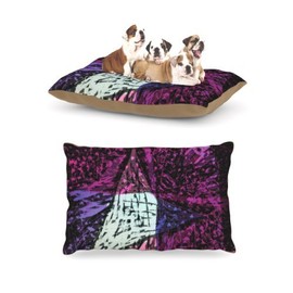 Kess InHouse Theresa Giolzetti "Family 3" Fleece Dog Bed, 30 by 40-Inch