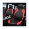 ZNDAW Leather Car Seat Covers, Luxury Breathable Front Seat Cushion