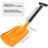 Aluminum Outdoor Multifunction Folding Snow Mud Shovel for Climbing Camping