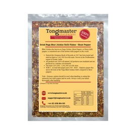 Dried Naga Bhut Jolokia Chilli Flakes - Ghost Pepper - 500g