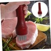 Ipetboom Stainless Steel Meat Tenderizer Mallet with Handle Ergonomic Kitchen