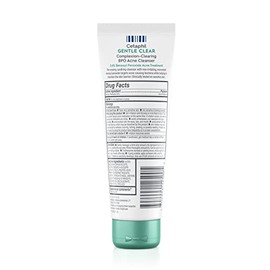 Cetaphil Gentle Clear Complexion-Clearing BPO Acne Cleanser with 2.6% Benzoyl Peroxide, Creamy and Soothing for Sensitive Skin, Suitable for All Skin Types, 4.2oz (Packaging May Vary)