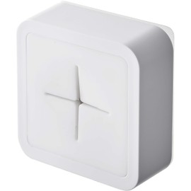 Yamazaki 5629 Film Hook Towel Holder, White, Approx. W 2.2 x D 0.9 x H 2.2 inches (5.5 x 2.3 x 5.5 cm), Tower, Space Saving, Compact, Towel Hanger