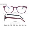 HAPJOYS Reading Glasses Men Women Wood Grain Pattern Readers +0.5