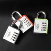 4-Digit Dial Combination Lock for Doors & Drawers 4-Digit Dial Lock Black 3ea