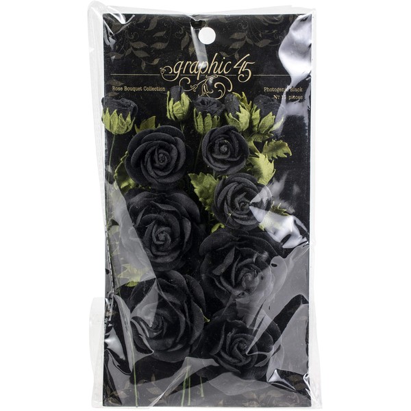 Graphic 45 Staples Paper Rose PHOT Black, Assorted, One Size