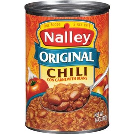Nalley Original Chili Con Carne with Beans, 14-Ounce Cans (2 Pack of 8)
