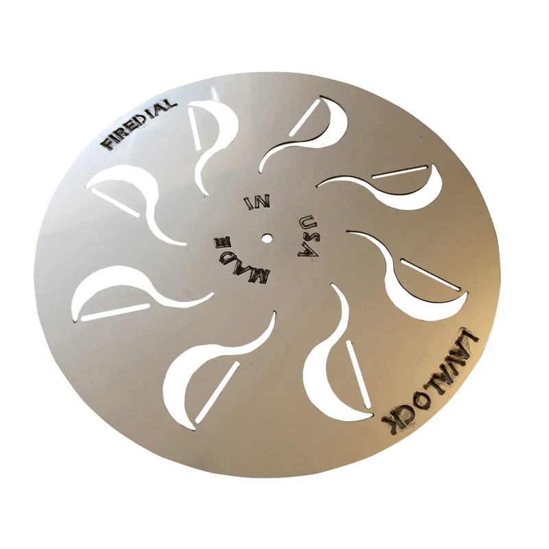 FireDial Baffle Plate Heat Management System for Charcoal BBQ and