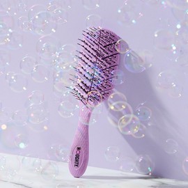 Noughty The Purple One Detangling Brush for Wet and Dry, Smooth and Tangle-Free Hair, Styling and Shower Brush for All Hairtypes, Eco-Friendly and Flexible for Daily Use