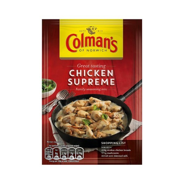 Colman's Chicken Supreme Recipe Mix, 38g