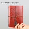 H&S Journal Notebook Plain Blank Pages Refillable Notepad Diary -