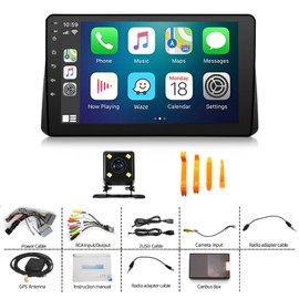 IKASEFU 9" Android 13 Wireless CarPlay Android Auto Car Radio Receiver for Dodge Grand Caravan 2011-2020, 2+32G Touch Screen Double Din Car Stereo with GPS Navigation WiFi Bluetooth Backup Camera