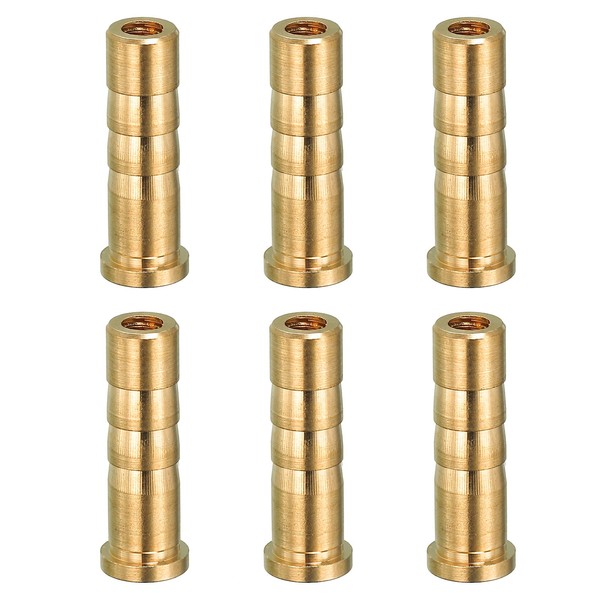 PATIKIL 38 Grain Archery Arrow Brass Insert, 6 Packs Insert