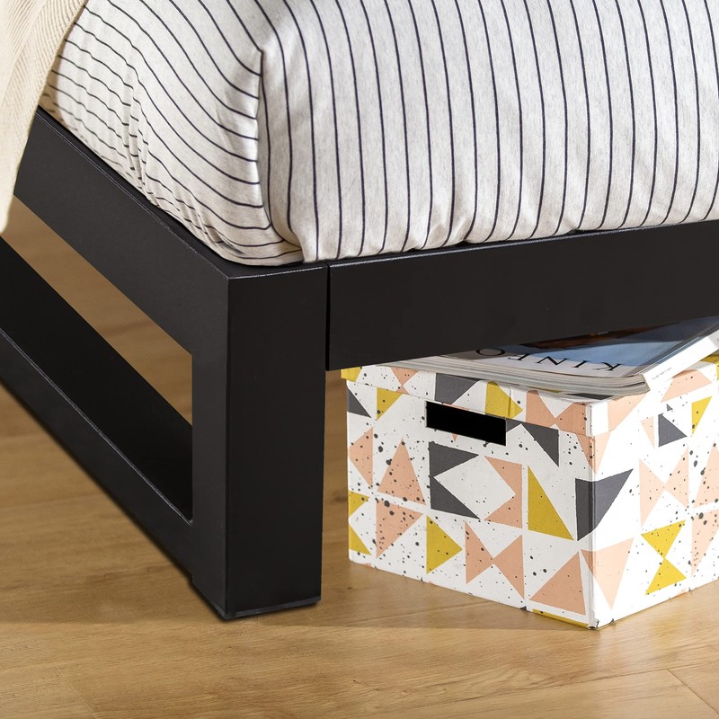 ZINUS Trisha 7 Inch Metal Platform Bed Frame, Wood Slat